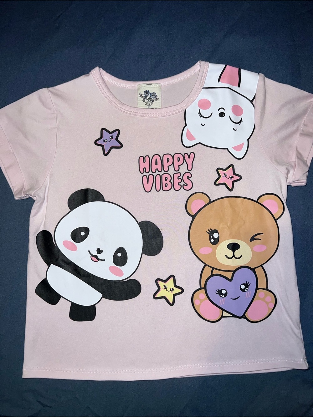 Happy Vibes Girl Tee